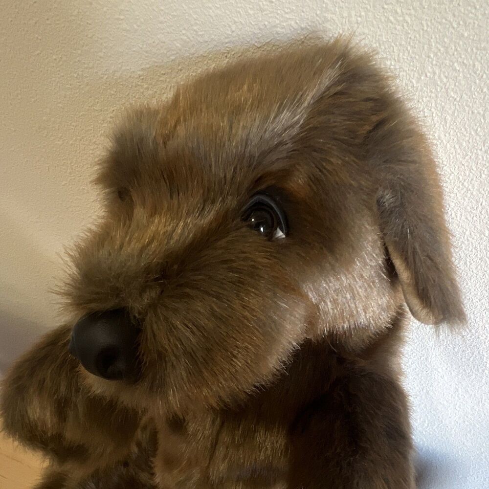 Folkmanis Brown Dog Puppy Hand Puppet Plush